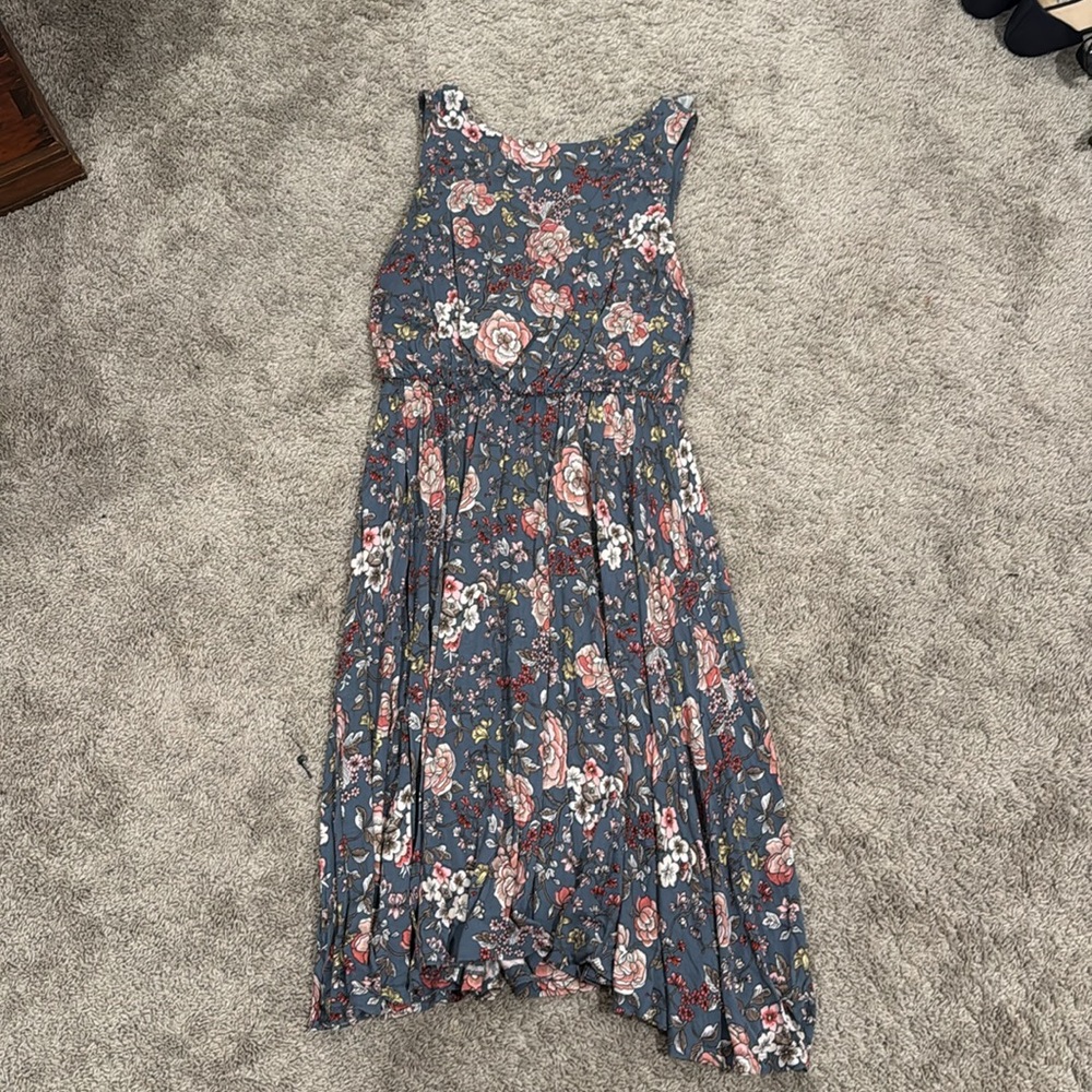 Floral Loft midi dress